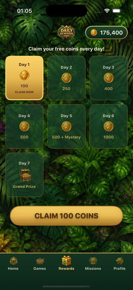 Daily rewards